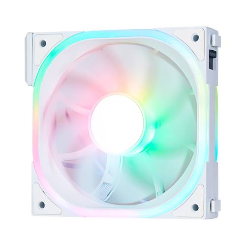 VENTILADOR MODULAR GAME FACTOR FG500 - 120MM, 58 CFM, 1900 RPM, RGB, COMPATIBLE CON FKG500 BLANCO VENTILADOR MODULAR GAME FACTOR FG500 - 120MM, 58 CFM, 1900 RPM, RGB, COMPATIBLE CON FKG500 BLANCO